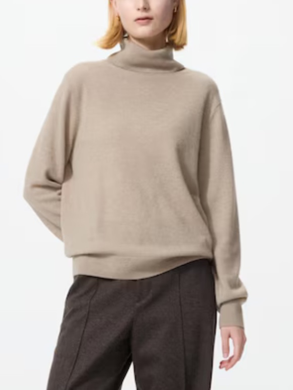 Uniqlo 100% Cashmere Turtle Neck Sweater XL